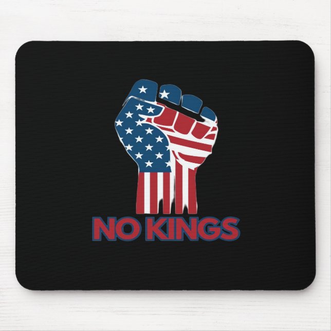 Tapis De Souris No Kings Anti Classic Retro Style (Devant)