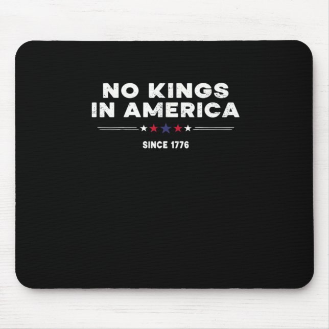Tapis De Souris No Kings In America Doge Classic Trendy Graphic (Devant)