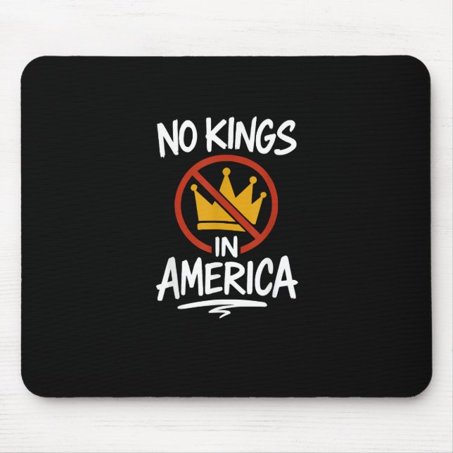 Tapis De Souris No Kings In America No Crown Minimal Clean (Devant)