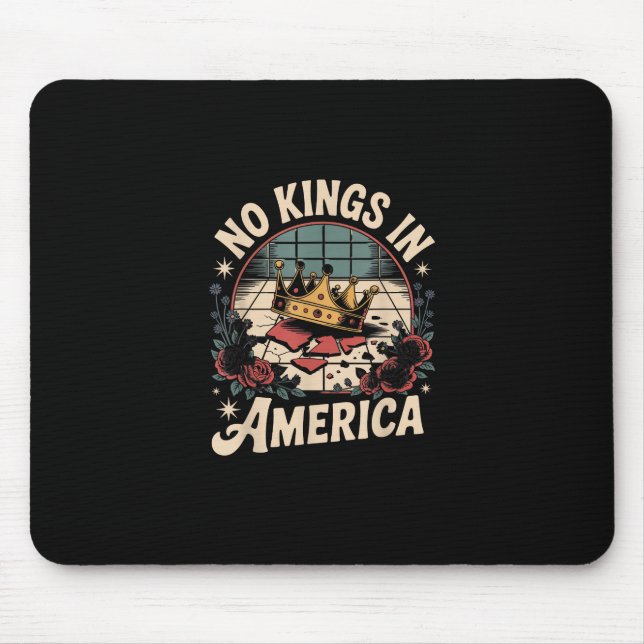 Tapis De Souris No Kings In America Retro Classic (Devant)
