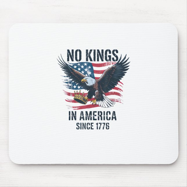Tapis De Souris No Kings In America Since 1776 Minimal Clean (Devant)