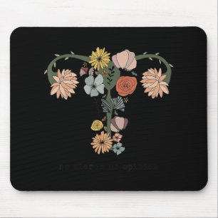 Tapis De Souris No Uterus No Opinion Feminist Pro Choice Women's R