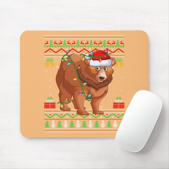 Tapis De Souris Noël (Avec souris)