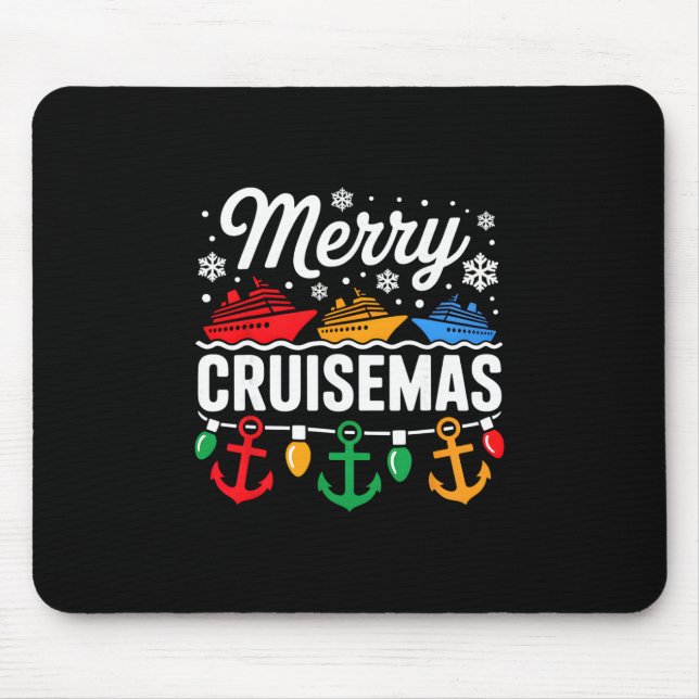 Tapis De Souris Noël 67 Drôle Xmas Six Sept Pull Ugly 6-7 (Devant)
