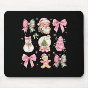 Tapis De Souris Noël Arbre Sapin De Noël Bonhomme De Neige Xmas Ré