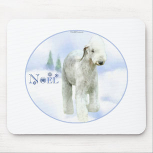Tapis De Souris Noel Bedlington Terrier