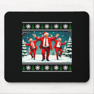 Tapis De Souris Noël Donald Trump Président 2024 Danse Drôle