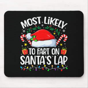 Tapis De Souris Noël en famille le plus susceptible de péter sur l