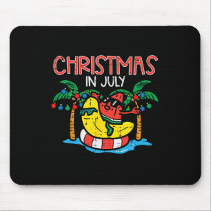 Tapis De Souris Noël en Juillet Pastèque Bynana Garçons Filles Enf