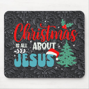 Tapis De Souris Noël est tout sur Jésus-43687