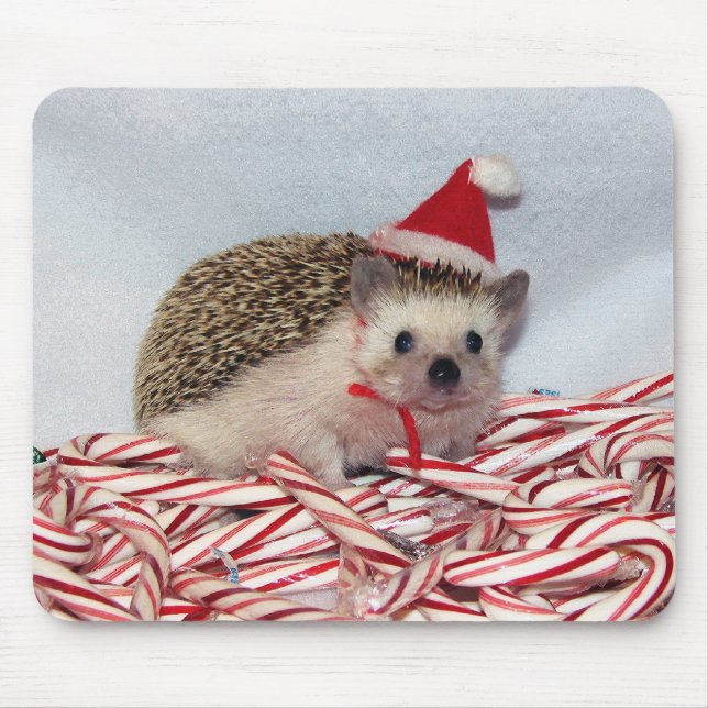 Tapis De Souris Noël Hedgie Mousepad (Devant)