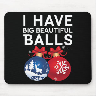 Tapis De Souris Noël Hommes Tee - shirts amusants J'ai un grand be