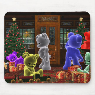 Tapis De Souris Noël Mousepad de Bearz de nounours