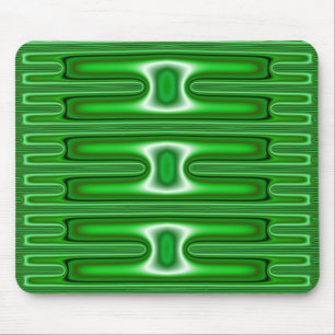 Tapis De Souris NOËL ~ Noir Vert Blanc