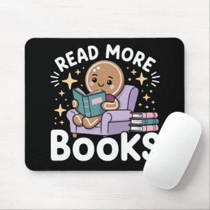 Tapis De Souris Noël Professeur Lire plus de livres drôle