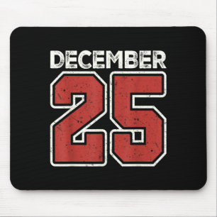 Tapis De Souris Noël Rétro 25 Décembre Xmas Correspondant Pour Hom