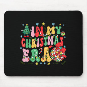 Tapis De Souris Noël rétro funky dans mon Noël de l'ère de Noël 