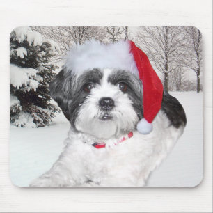 Tapis De Souris Noël Shih Tzu
