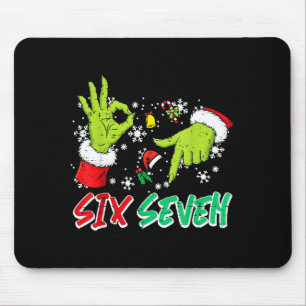 Tapis De Souris Noël Six Sept 67 Mème Drôle 6 7 Xmas Femmes M