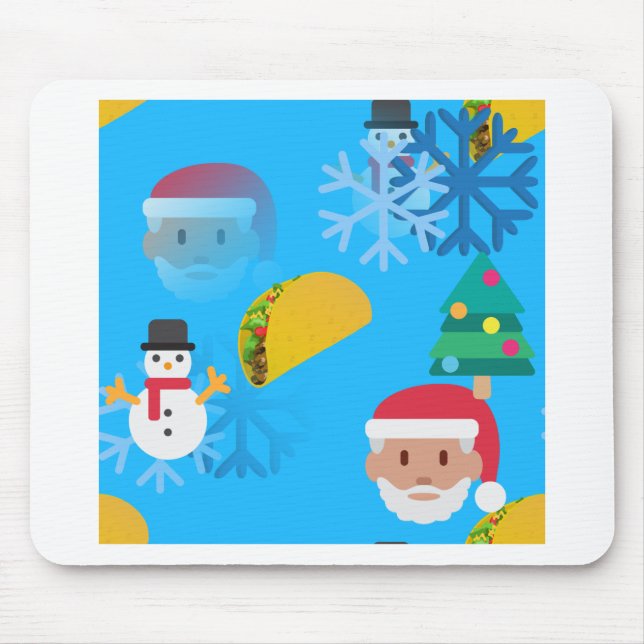 Tapis De Souris noël taco emoji (Devant)