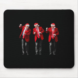 Tapis De Souris Noël Trump Danse Père Noël Trump Dance