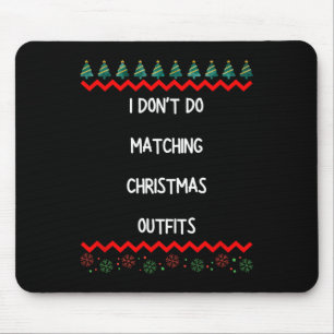 Tapis De Souris Noël - Uni-adultes - Noir - Petit - Manches Longue