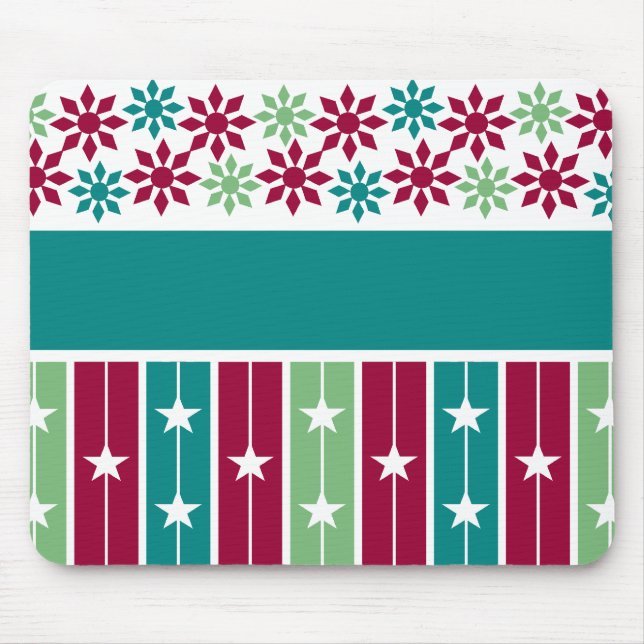 Tapis De Souris Noël / Vacances mousepad, personnaliser (Devant)