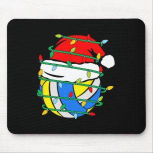 Tapis De Souris Noël Volley-ball Noël Père Noël Sports Enfants Gar