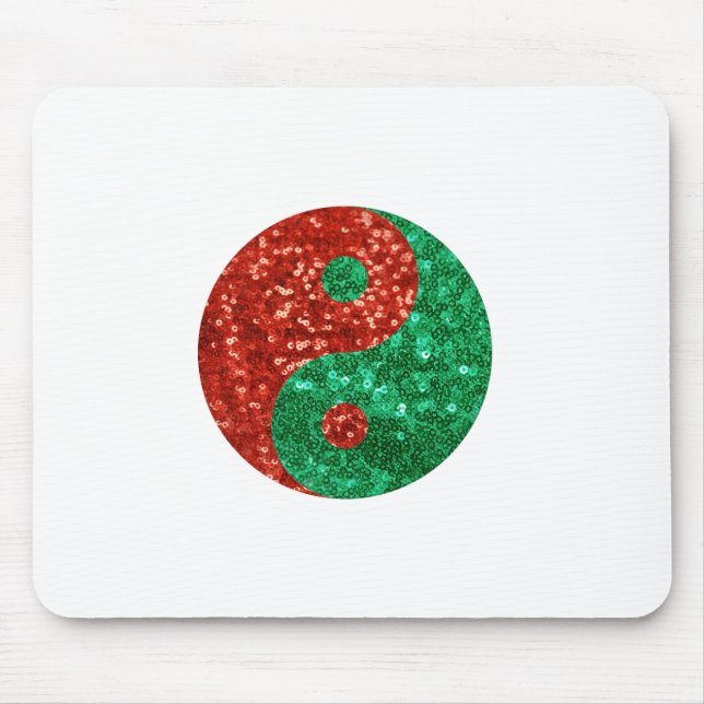 Tapis De Souris noël yin yang (Devant)