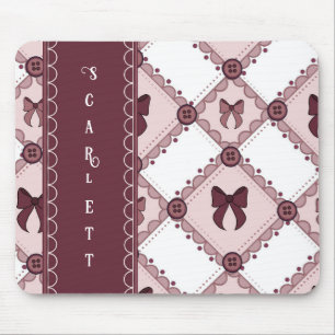 Tapis De Souris Nœud Bourguignon Coquette