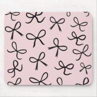 Nœuds Noirs Mignons Tendances Rose