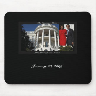 Tapis De Souris Noir 1600 de Mousepad Obama
