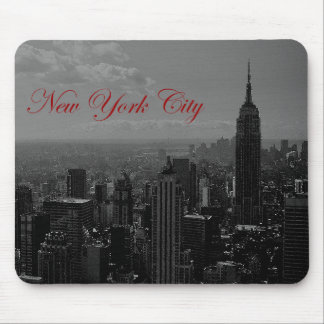 Tapis De Souris Noir blanc New York