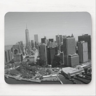 Tapis De Souris Noir blanc New York City Skyline