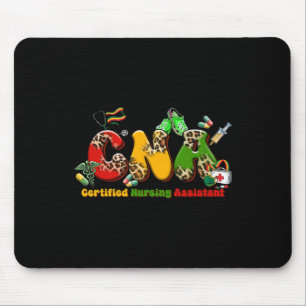 Tapis De Souris Noir Cna Graduation Certifiée Infirmière Istant Bl