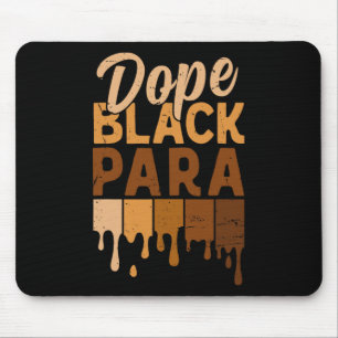 Tapis De Souris Noir de drogues professionnel Melanin Histoire noi