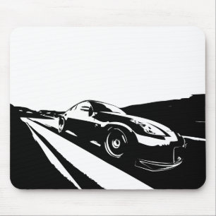 Tapis de souris noir de Fairlady 350Z