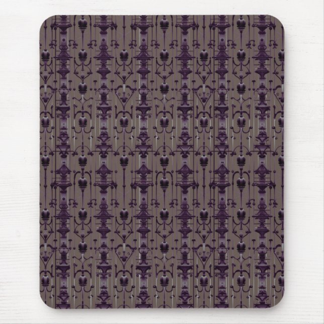 Tapis De Souris Noir de fer forgé (Devant)