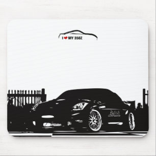 Tapis de souris noir de Nissan 350Z