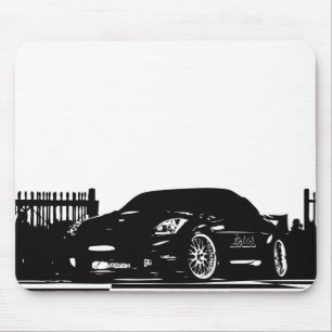 Tapis de souris noir de Nissan 350Z