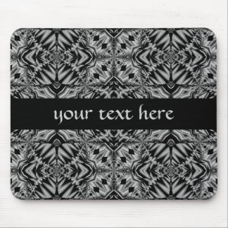 Tapis De Souris Noir et argent