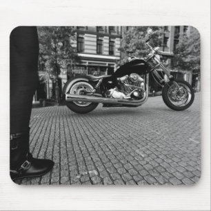 Tapis De Souris Noir et blanc)