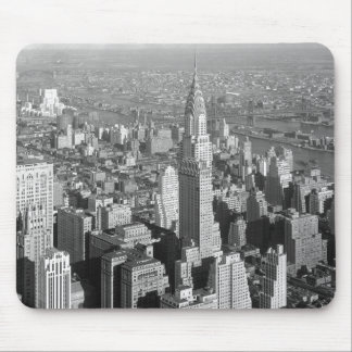Tapis De Souris Noir et blanc Vintage New York City Mouse Pads