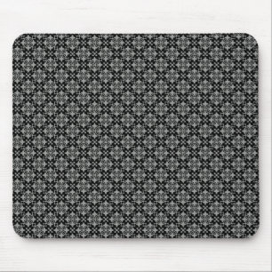 Tapis De Souris Noir et gris élégant Chic Mousepad