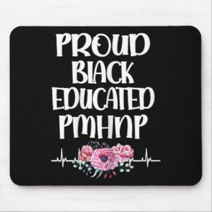 Tapis De Souris Noir Pmhnp Psychiatrique infirmière praticienne