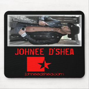 Tapis De Souris Noir rouge Mousepad d'étoile