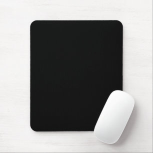 Tapis De Souris Noir simple fonctionnel élégant