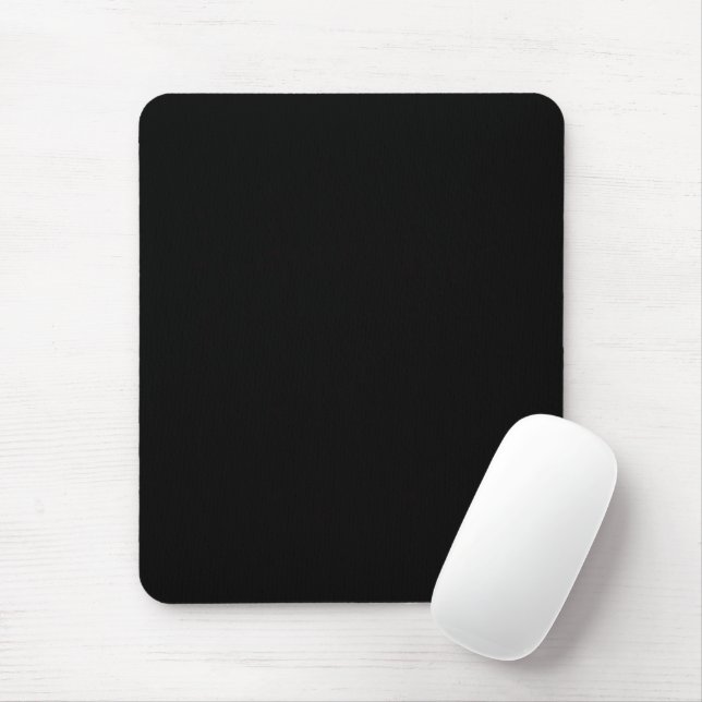 Tapis De Souris Noir simple fonctionnel élégant (Avec souris)
