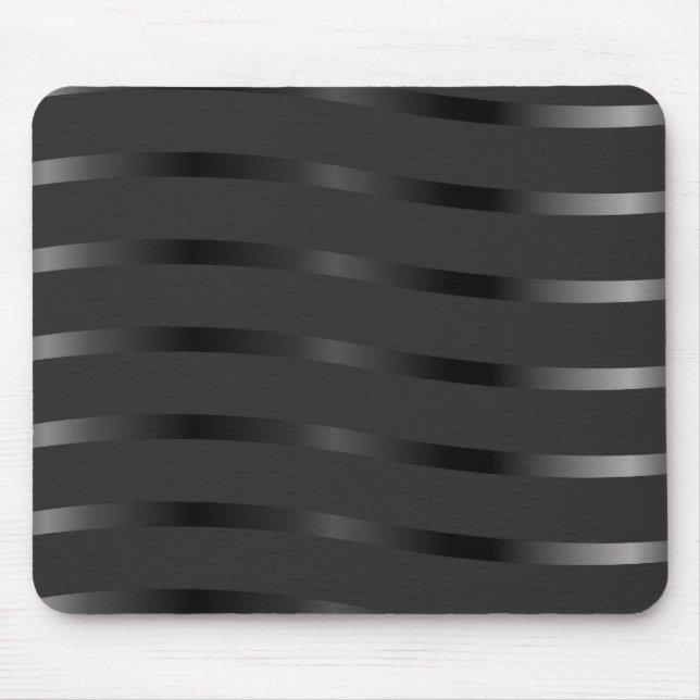 Tapis De Souris Noir sur le noir (Devant)