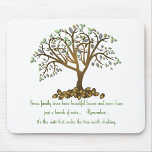 Tapis De Souris Noix d'arbre familial